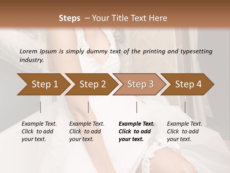 Beautiful Model Blond PowerPoint Template