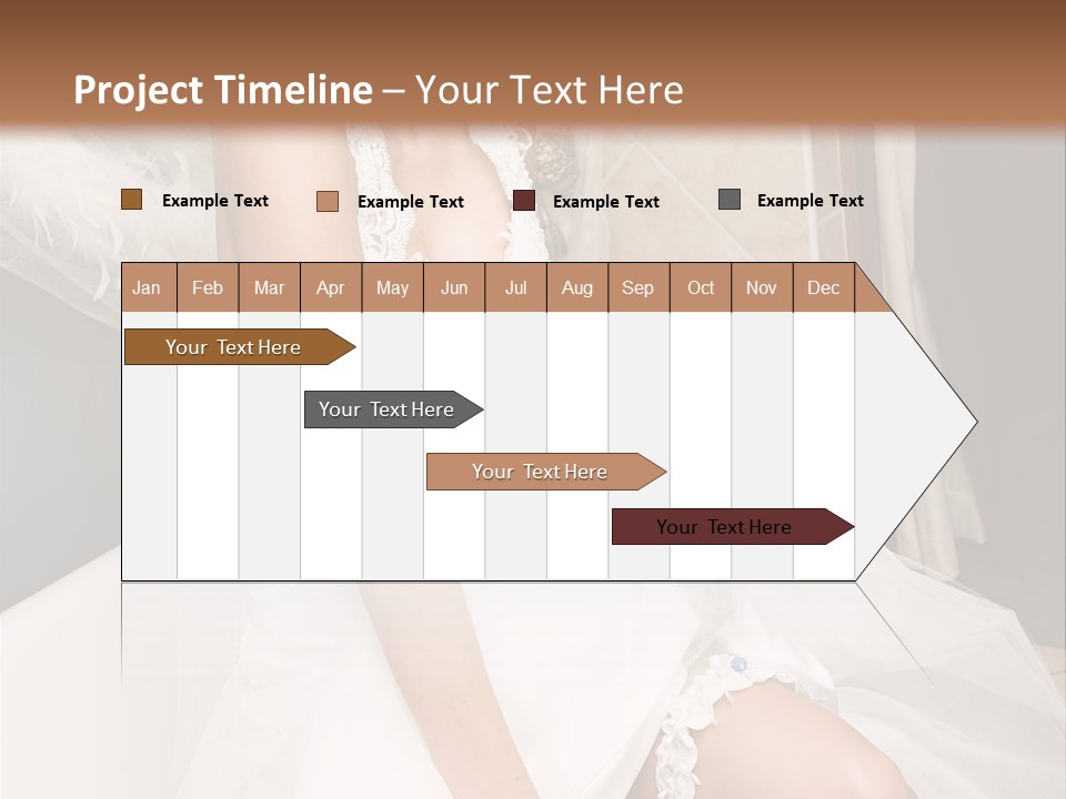 Beautiful Model Blond PowerPoint Template