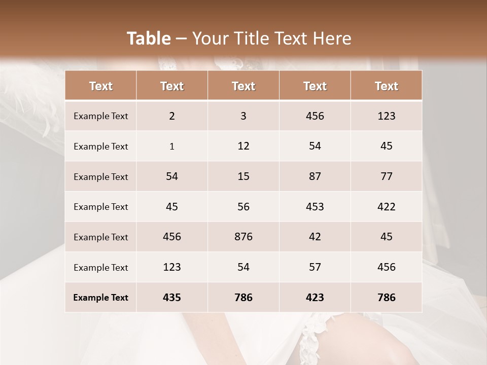 Beautiful Model Blond PowerPoint Template