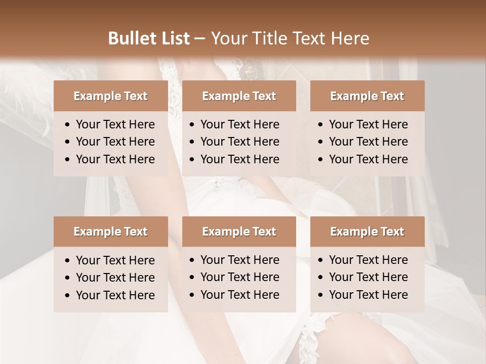 Beautiful Model Blond PowerPoint Template