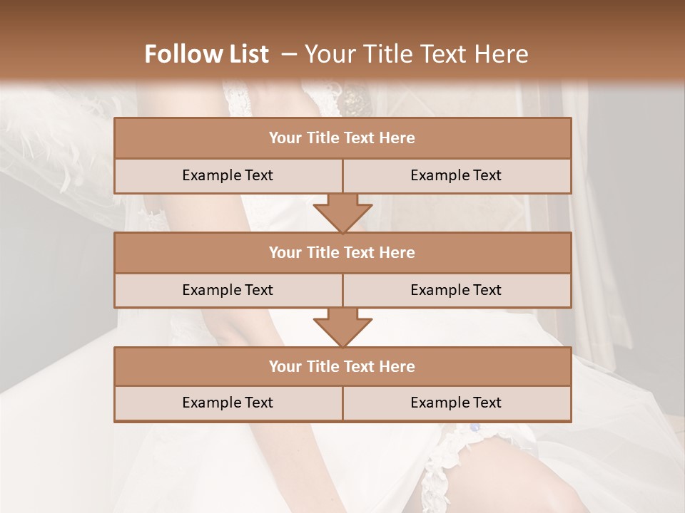 Beautiful Model Blond PowerPoint Template