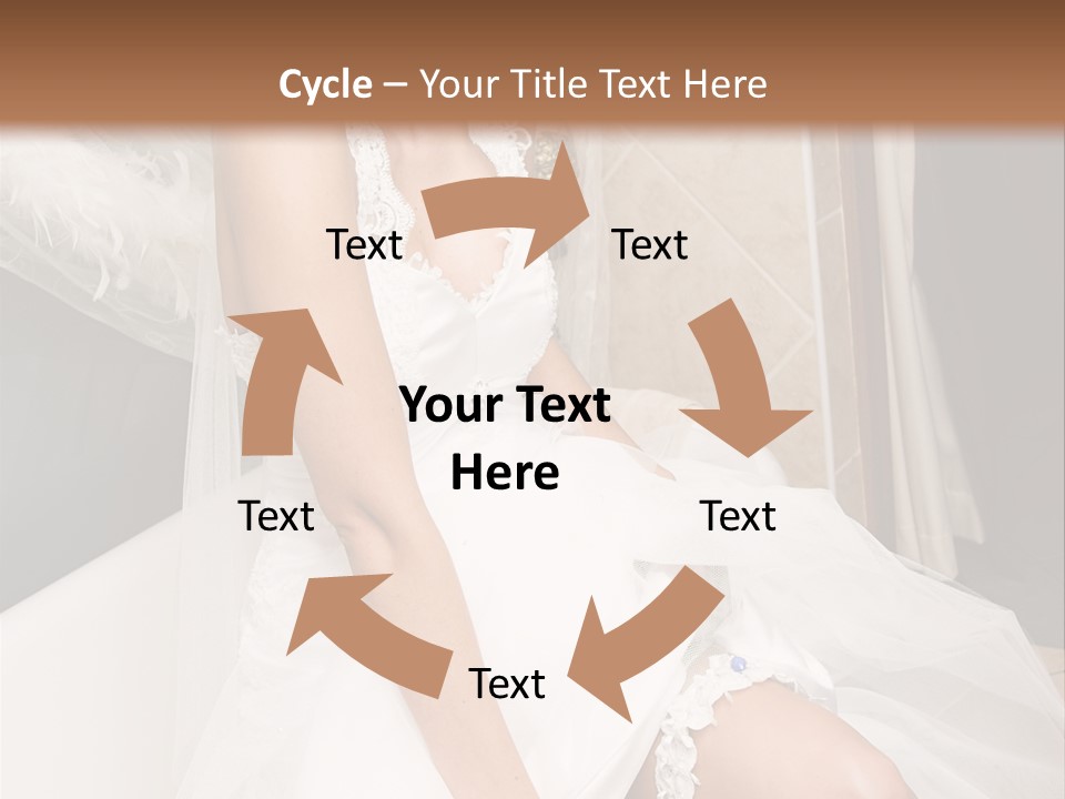 Beautiful Model Blond PowerPoint Template