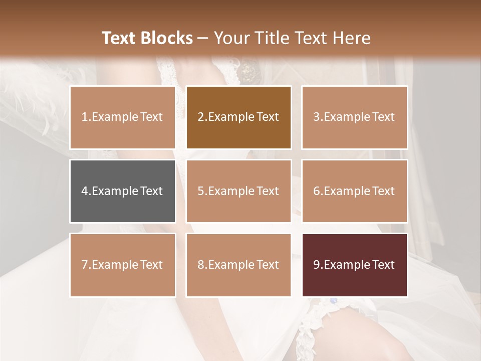 Beautiful Model Blond PowerPoint Template