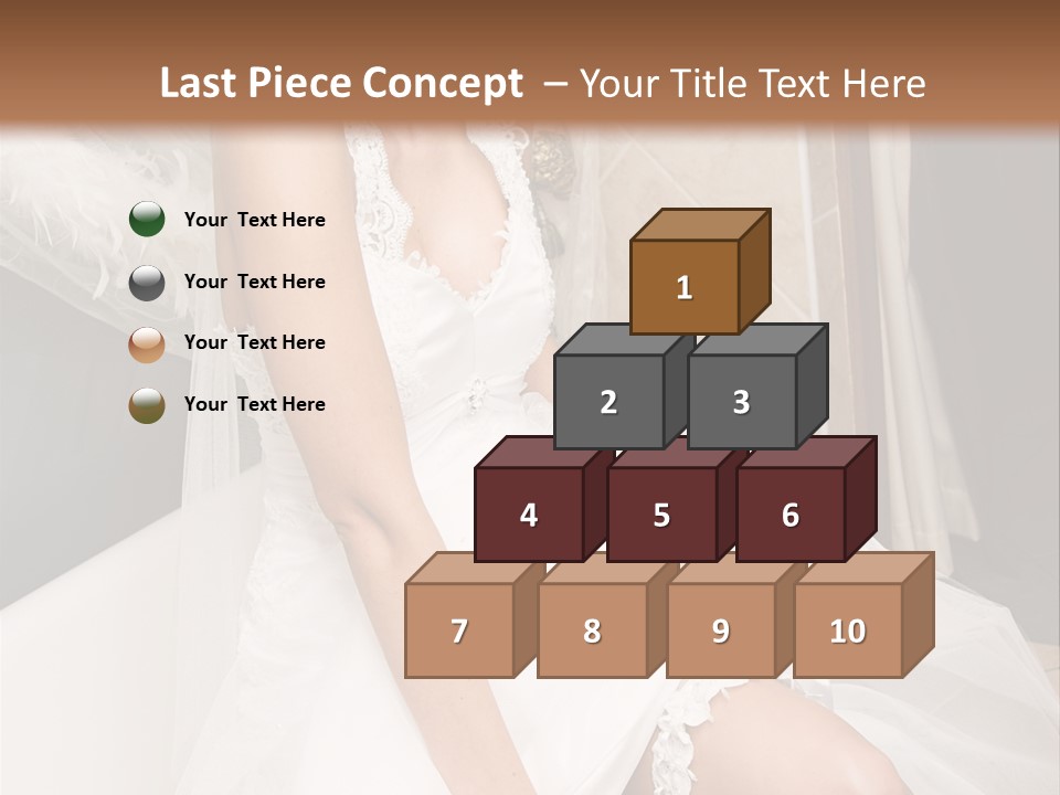 Beautiful Model Blond PowerPoint Template