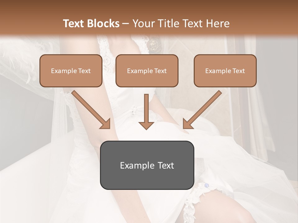 Beautiful Model Blond PowerPoint Template