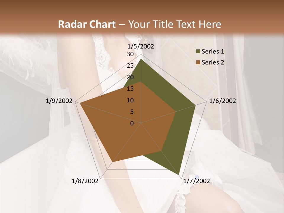 Beautiful Model Blond PowerPoint Template