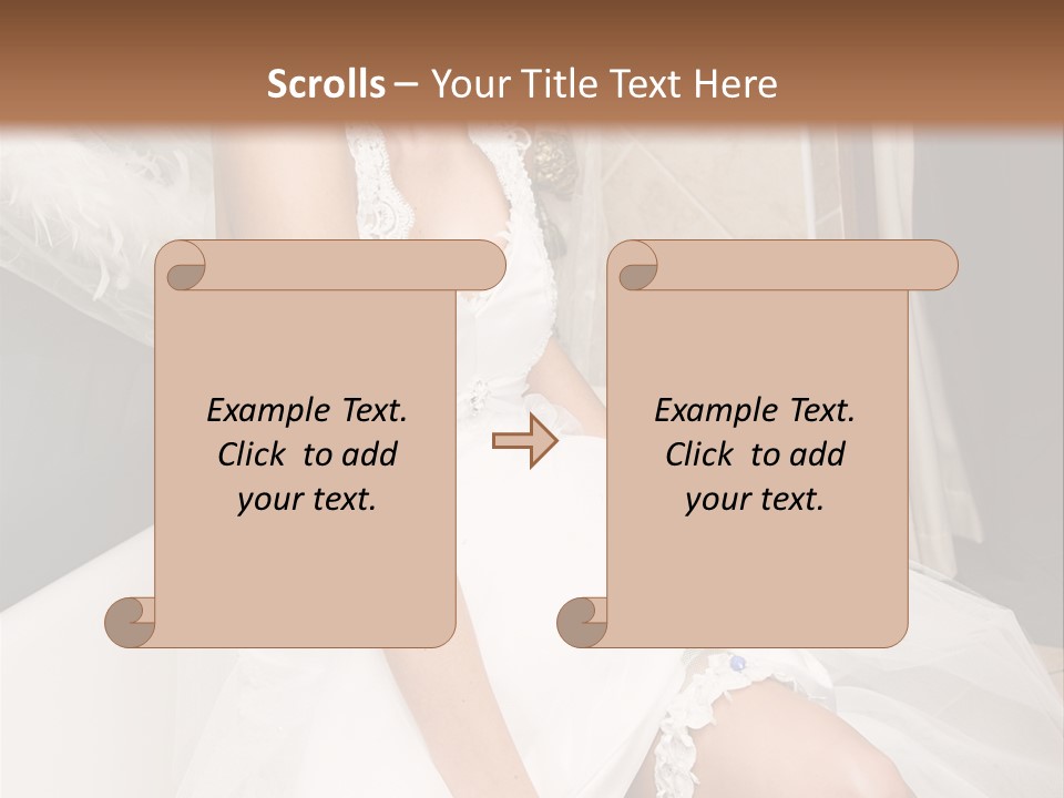 Beautiful Model Blond PowerPoint Template
