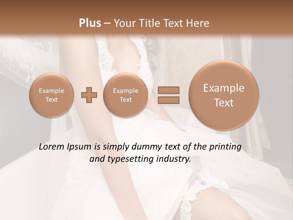 Beautiful Model Blond PowerPoint Template