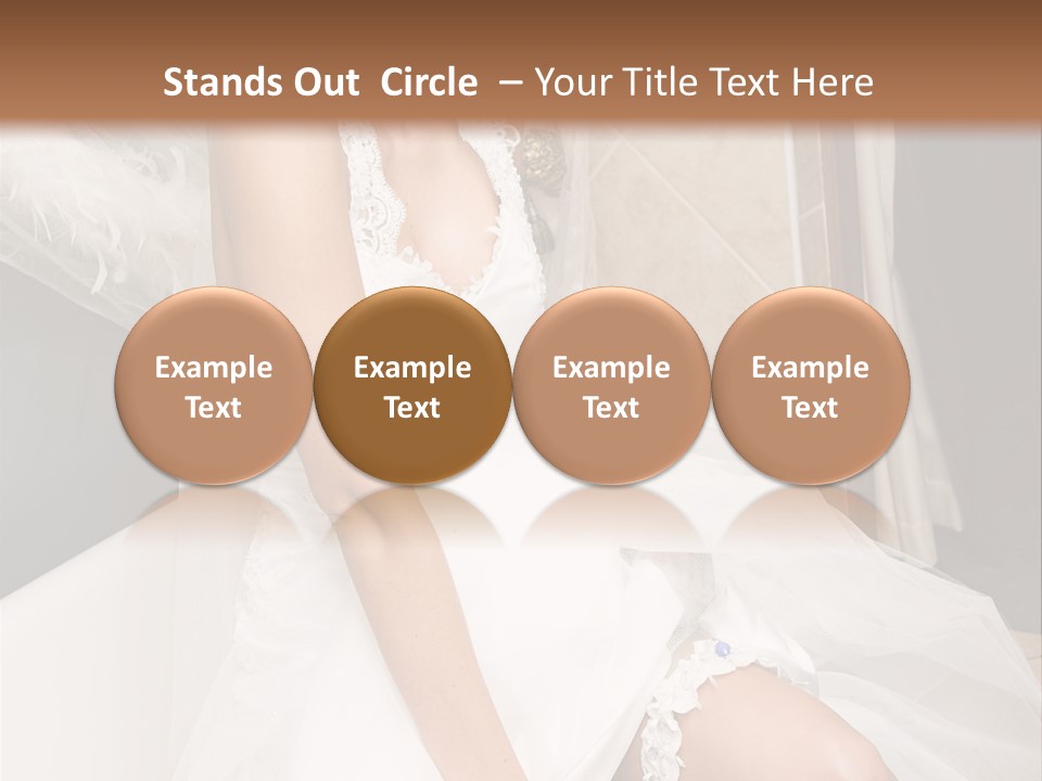 Beautiful Model Blond PowerPoint Template