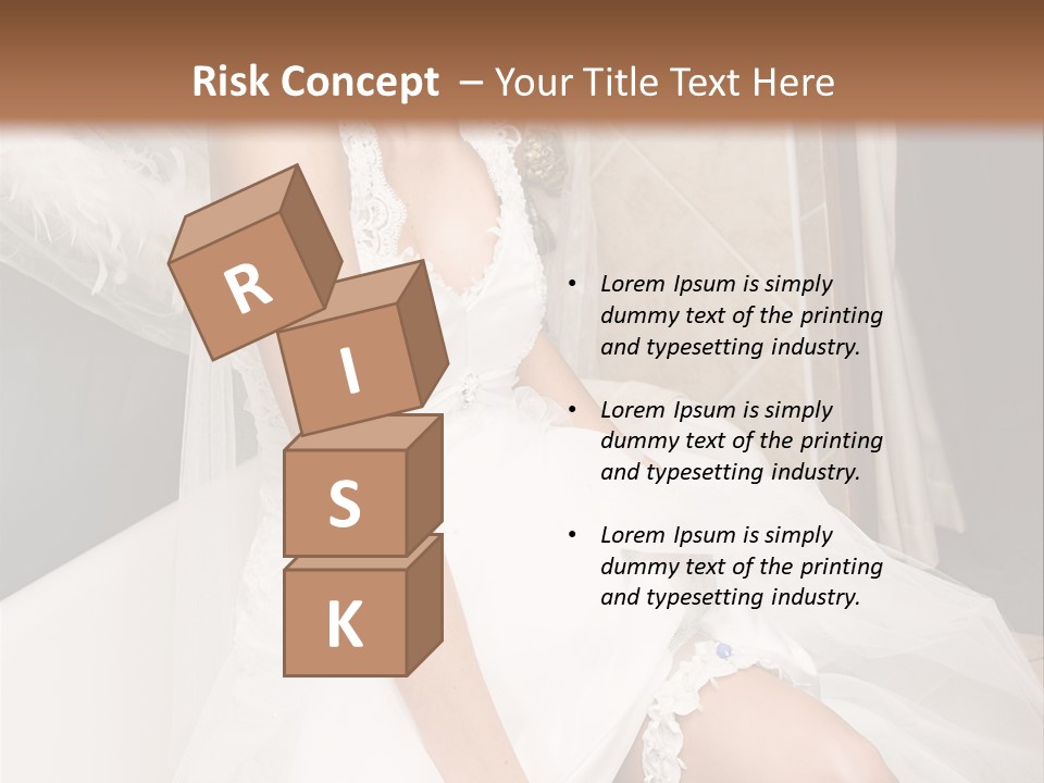 Beautiful Model Blond PowerPoint Template