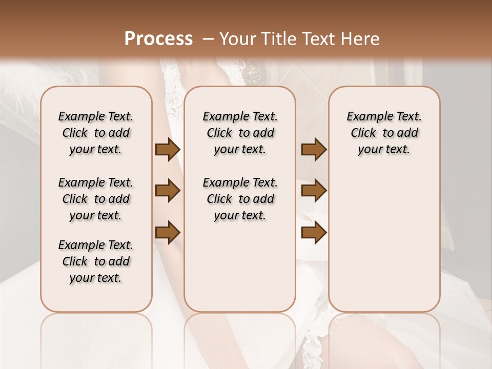 Beautiful Model Blond PowerPoint Template