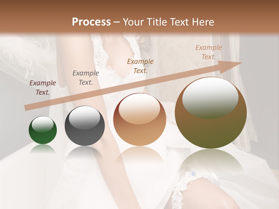 Beautiful Model Blond PowerPoint Template