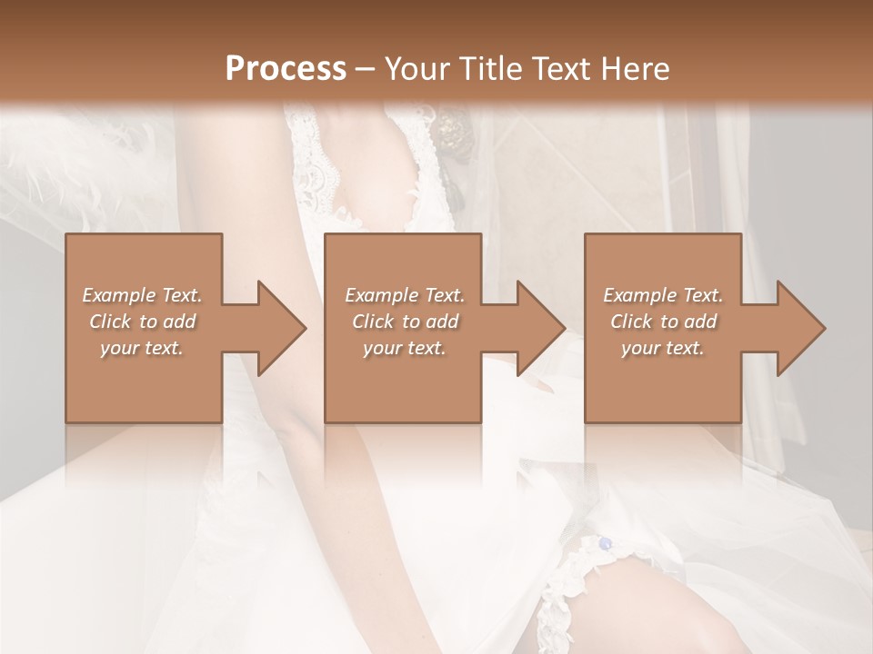 Beautiful Model Blond PowerPoint Template