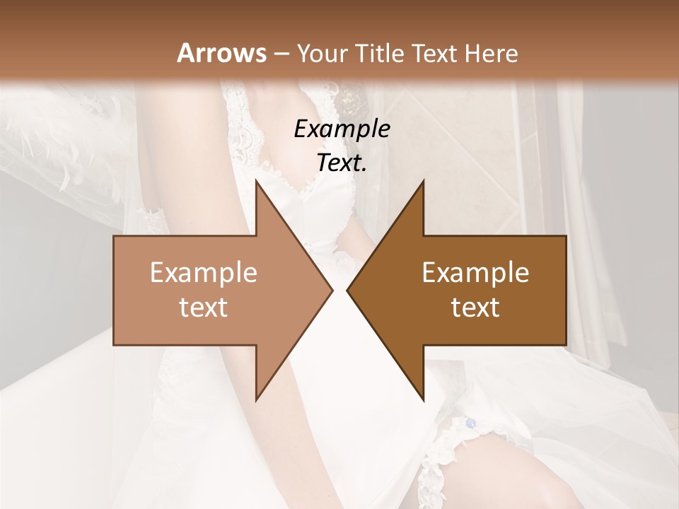 Beautiful Model Blond PowerPoint Template