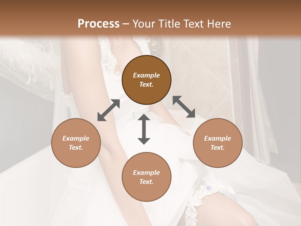 Beautiful Model Blond PowerPoint Template