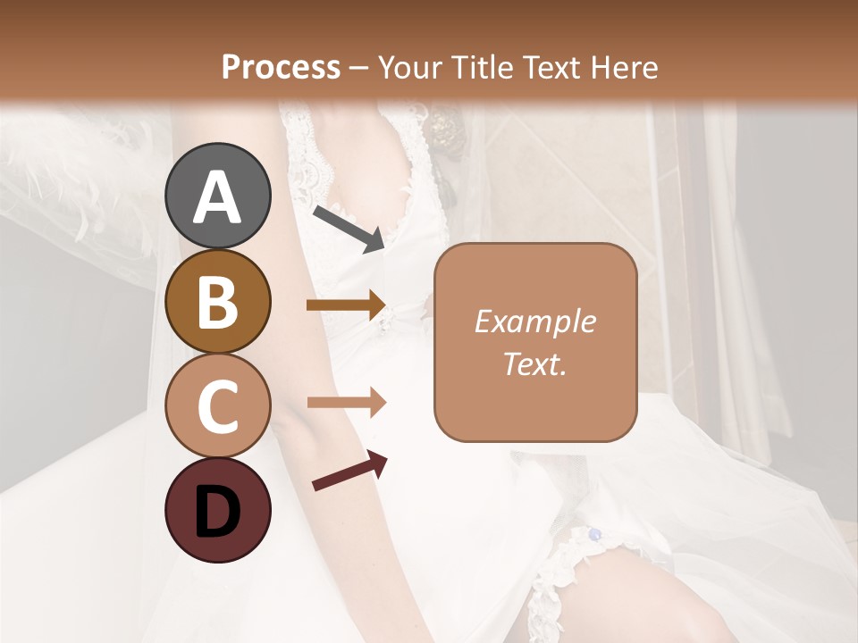 Beautiful Model Blond PowerPoint Template