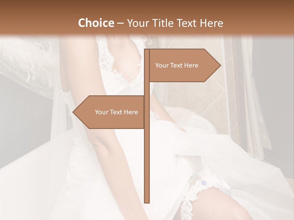 Beautiful Model Blond PowerPoint Template