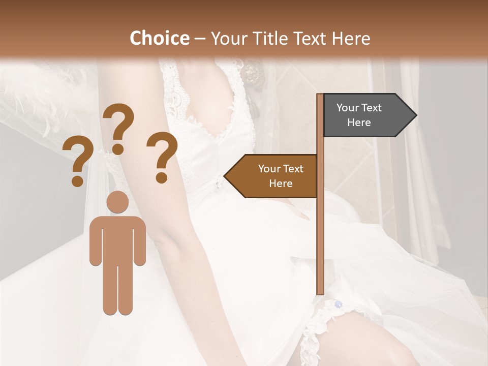 Beautiful Model Blond PowerPoint Template