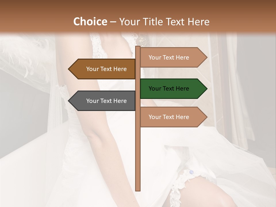 Beautiful Model Blond PowerPoint Template