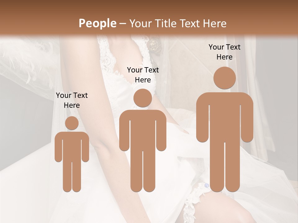 Beautiful Model Blond PowerPoint Template