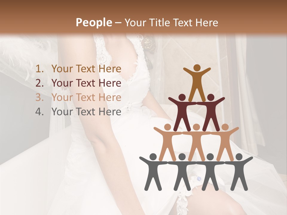 Beautiful Model Blond PowerPoint Template