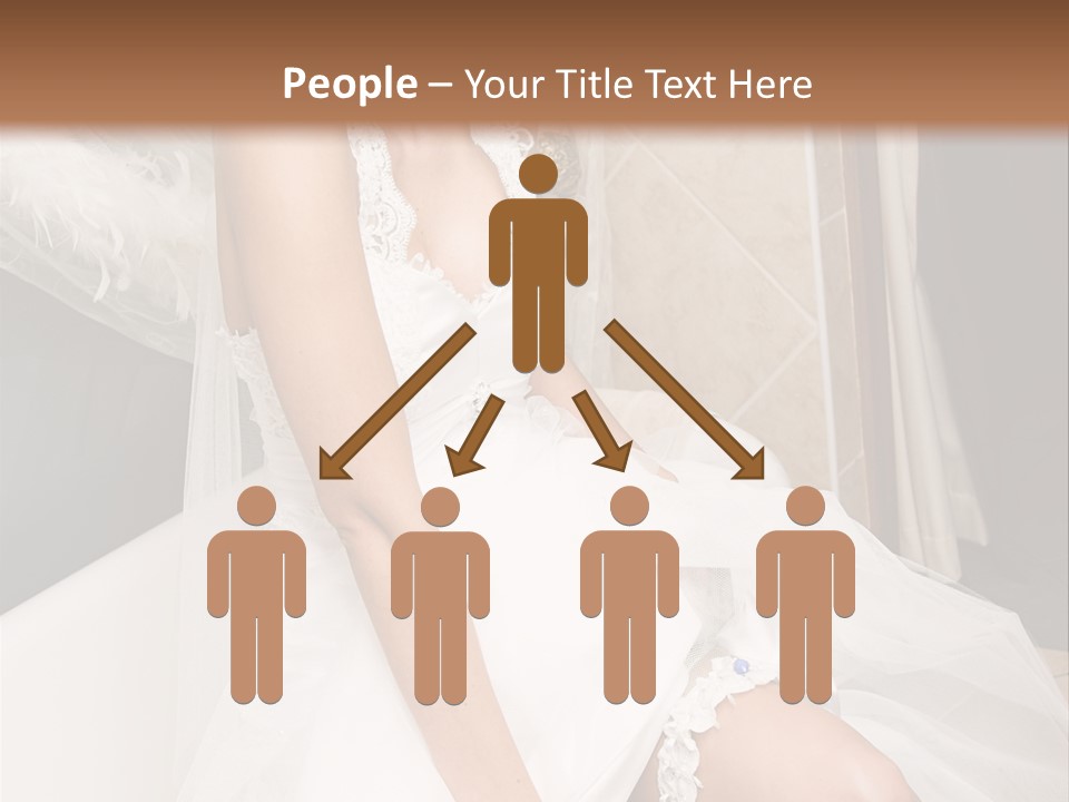 Beautiful Model Blond PowerPoint Template