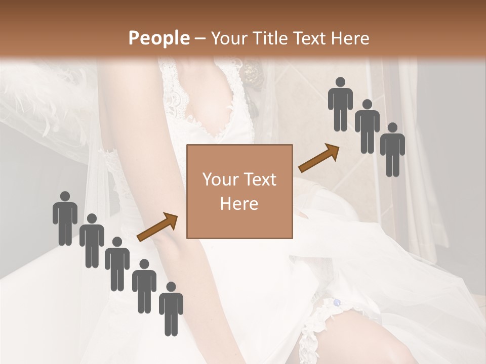 Beautiful Model Blond PowerPoint Template