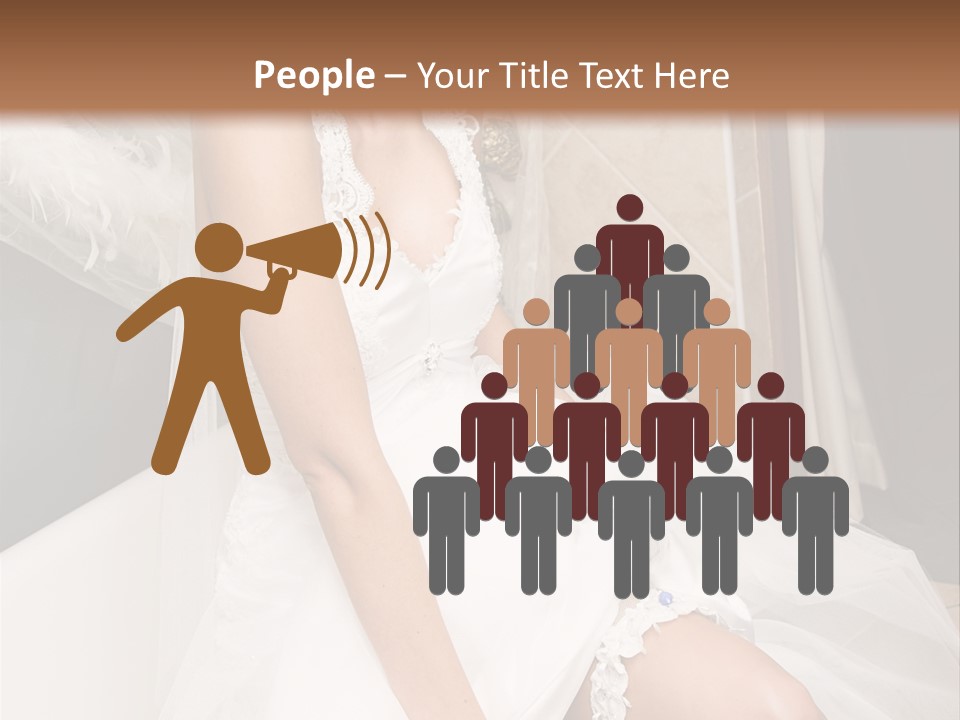 Beautiful Model Blond PowerPoint Template