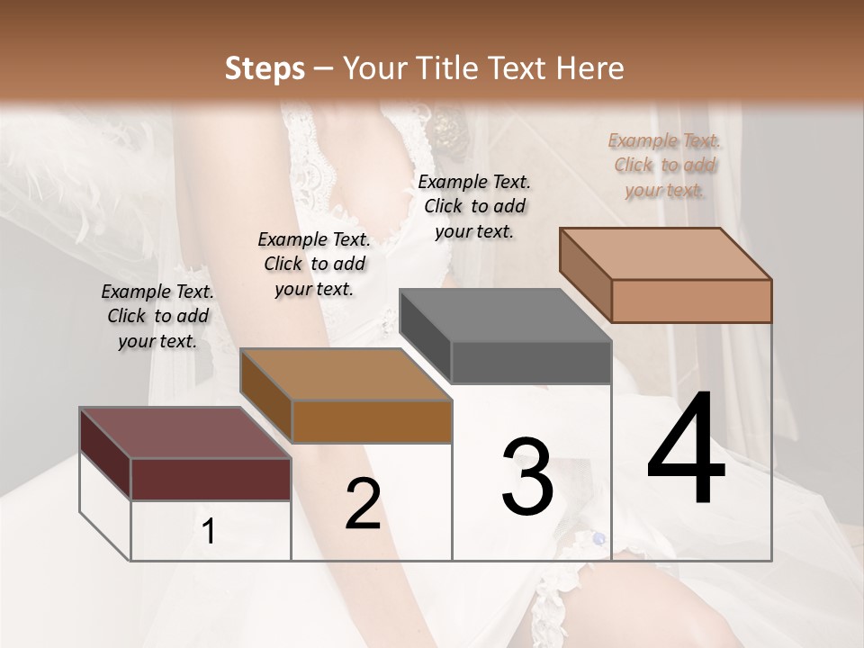 Beautiful Model Blond PowerPoint Template