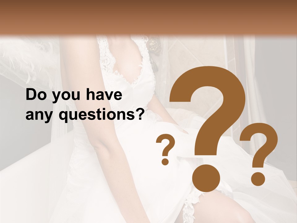 Beautiful Model Blond PowerPoint Template