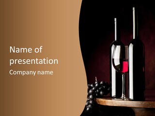 Cellar Elegant Winery PowerPoint Template