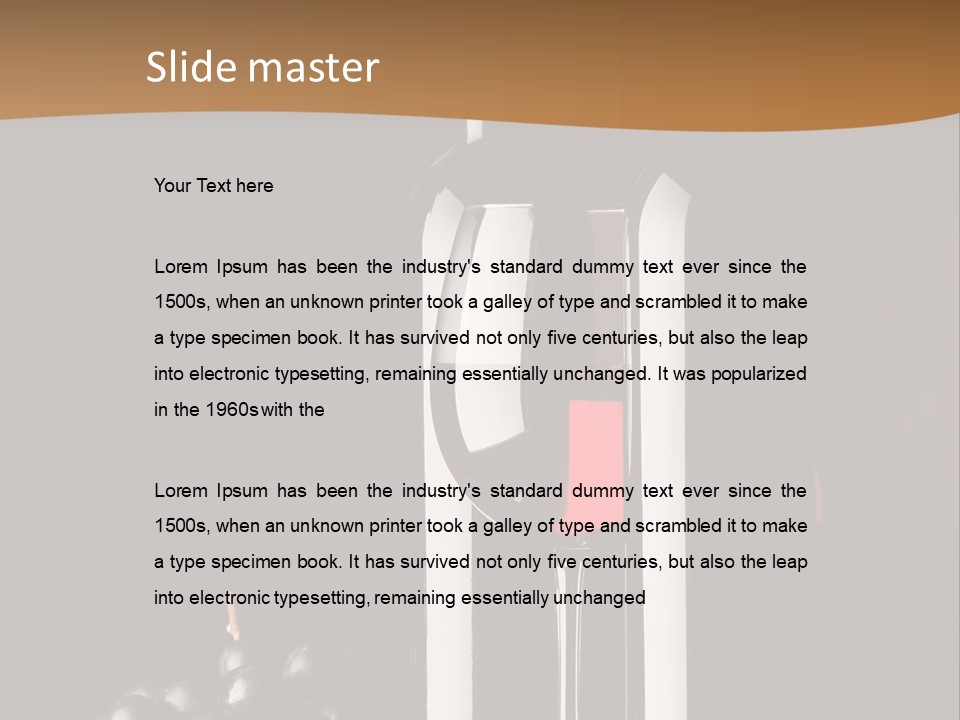 Cellar Elegant Winery PowerPoint Template