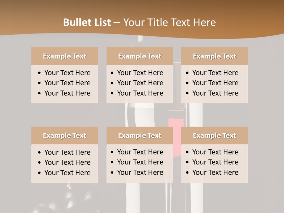 Cellar Elegant Winery PowerPoint Template