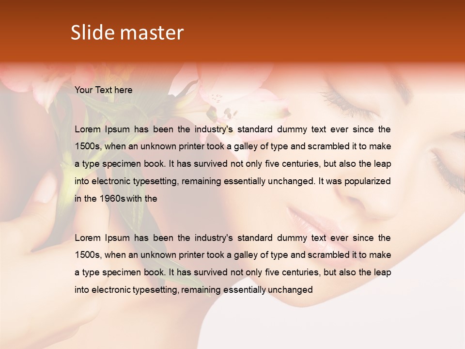 Lifestyle Fashion Aroma PowerPoint Template