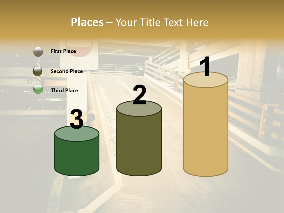 Garage City Drive PowerPoint Template