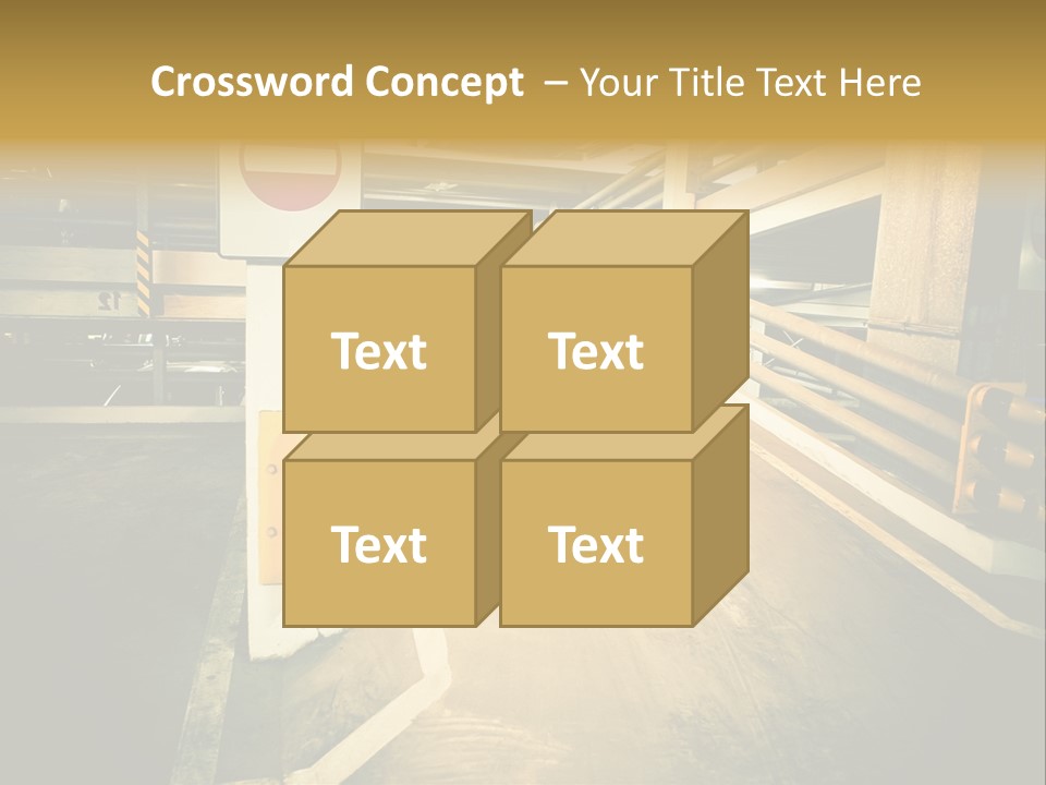 Garage City Drive PowerPoint Template