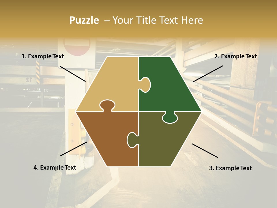 Garage City Drive PowerPoint Template