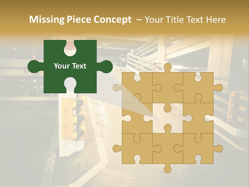 Garage City Drive PowerPoint Template