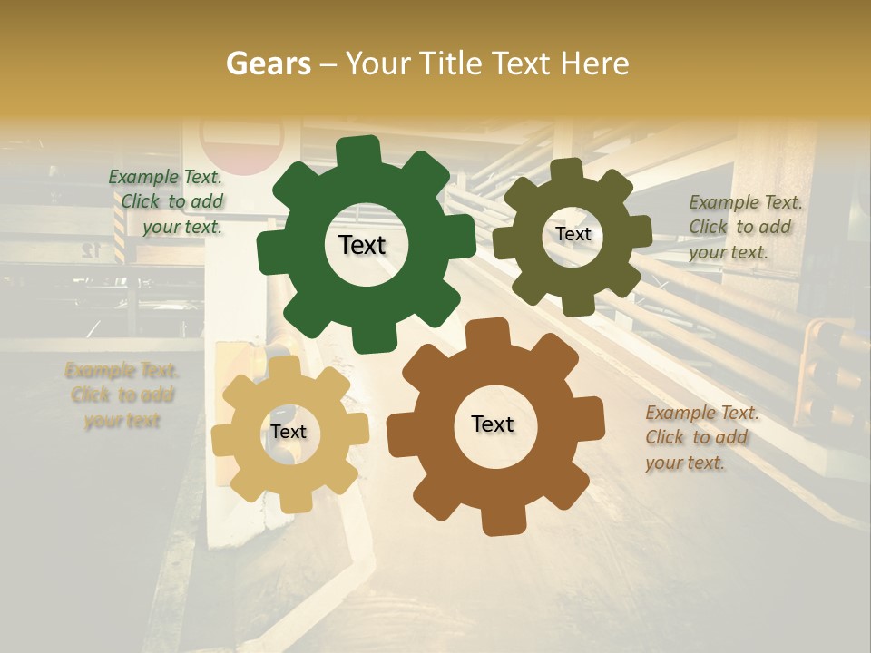 Garage City Drive PowerPoint Template