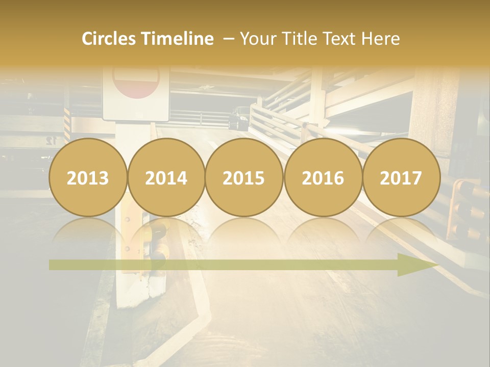 Garage City Drive PowerPoint Template