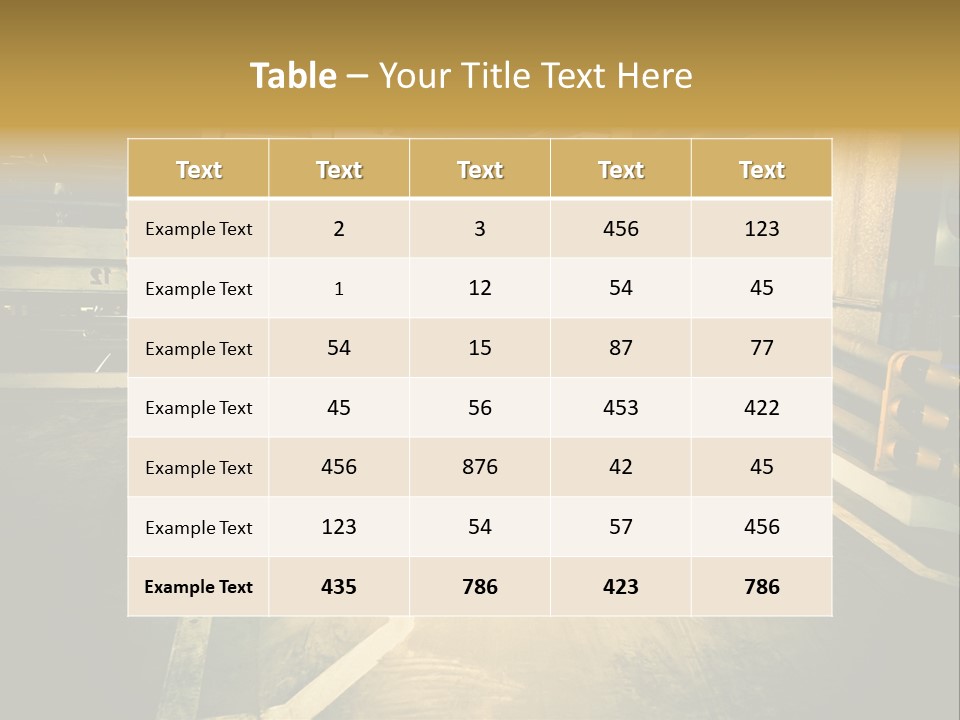 Garage City Drive PowerPoint Template
