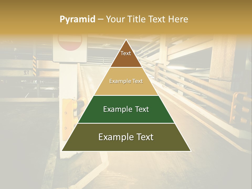 Garage City Drive PowerPoint Template