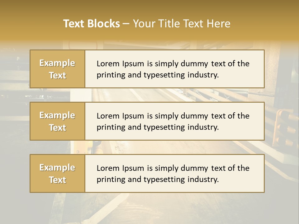 Garage City Drive PowerPoint Template