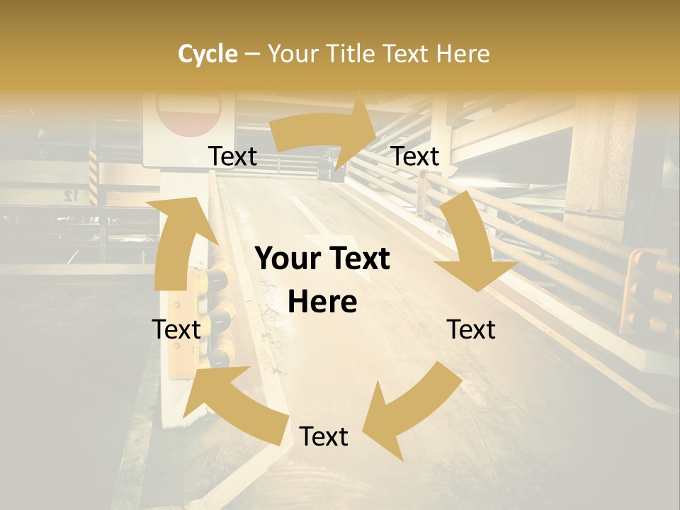 Garage City Drive PowerPoint Template