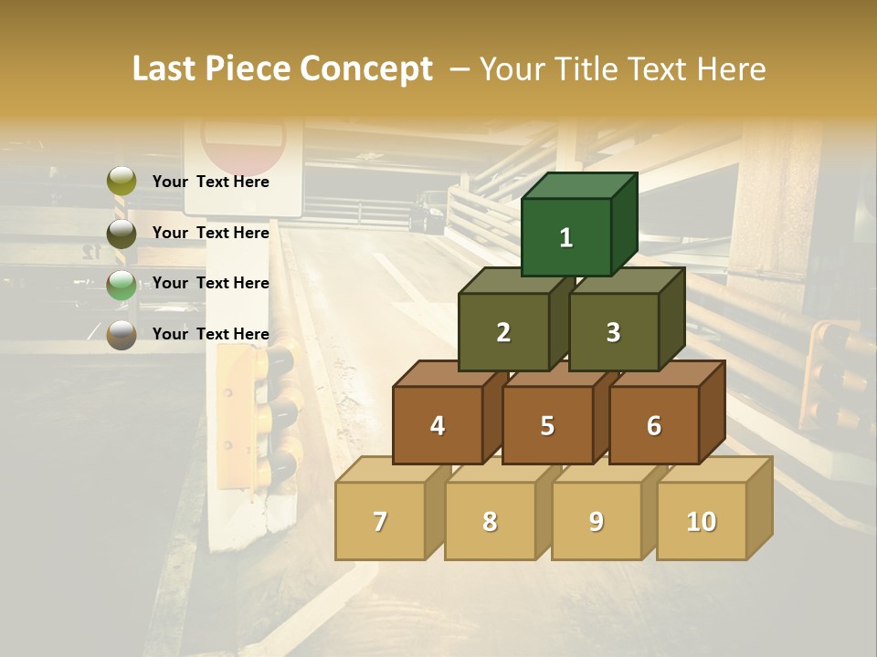 Garage City Drive PowerPoint Template