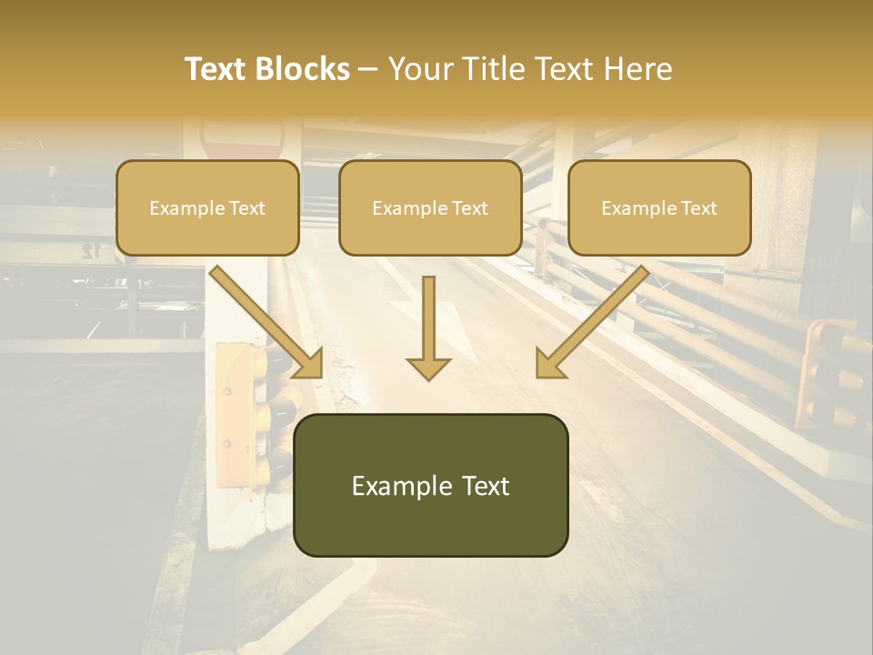 Garage City Drive PowerPoint Template