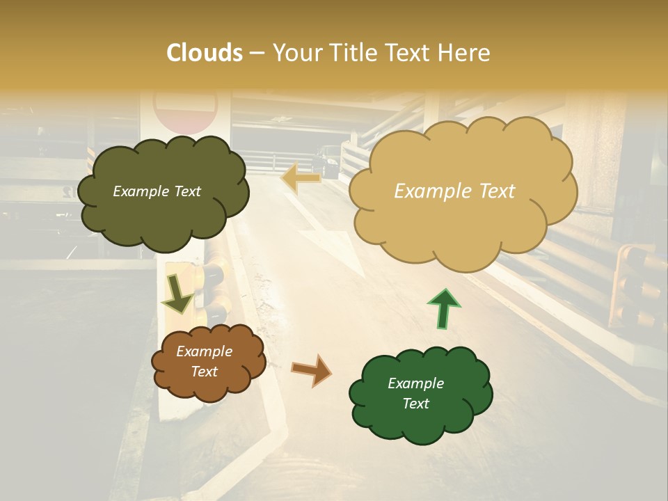 Garage City Drive PowerPoint Template