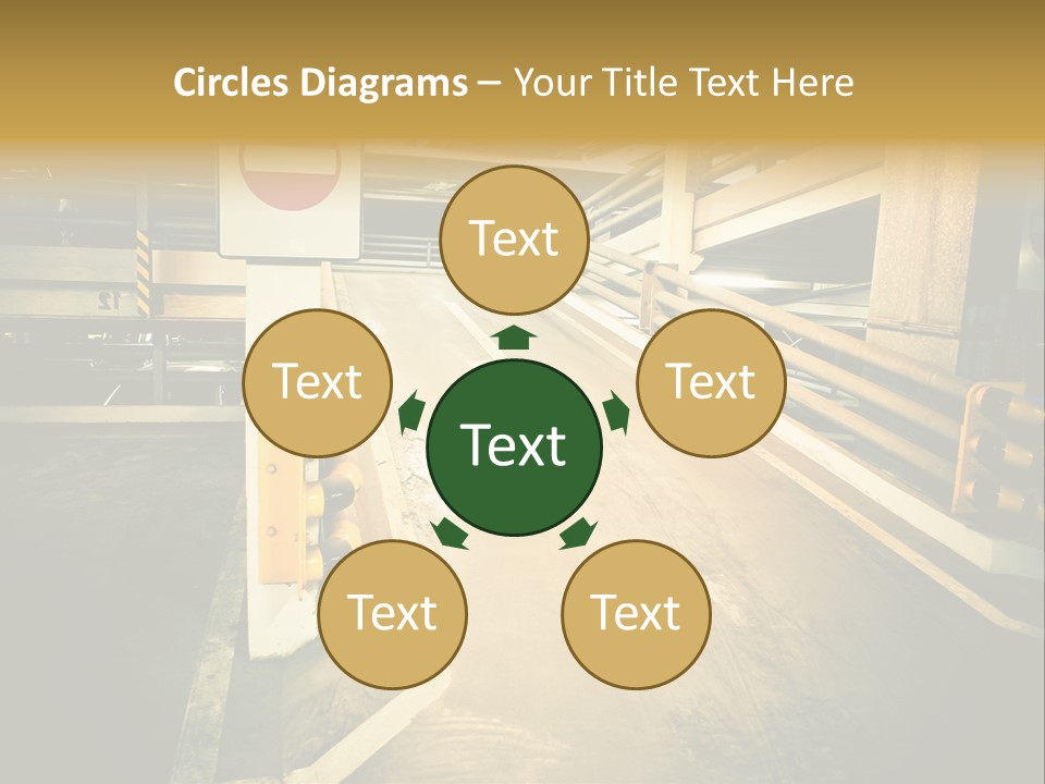 Garage City Drive PowerPoint Template