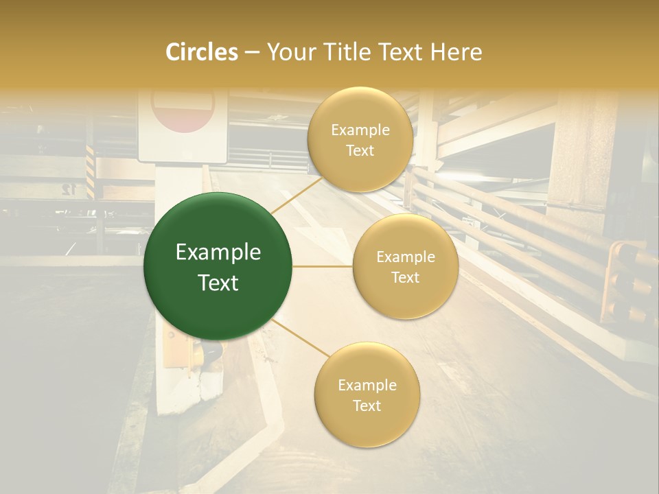 Garage City Drive PowerPoint Template