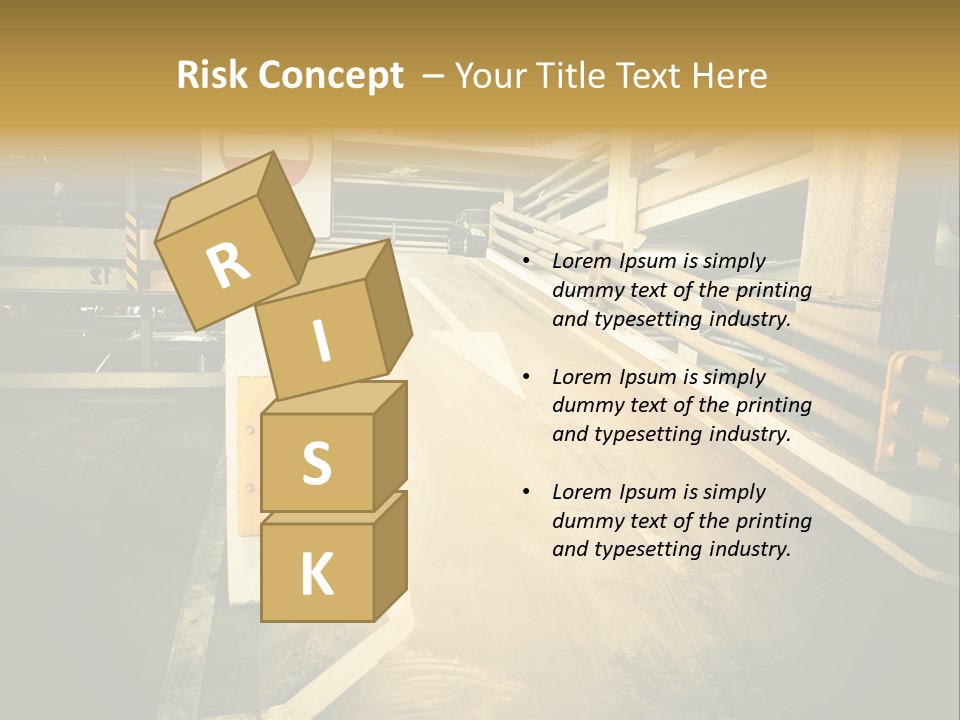 Garage City Drive PowerPoint Template